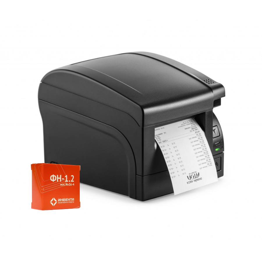 ККТ АТОЛ 77Ф. Черный. с ФН 1.2 36 мес. USB. RS-232. Ethernet. 5.0